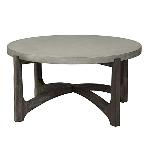 Liberty Furniture Cascade Dark Brown Round Cocktail Table