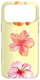 Coquette Girly Hibiscus Summer Hawaiian Butter Yellow Case for iPhone 17 Pro Max
