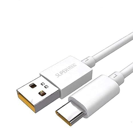 Image of Original 65W Super Vooc Cable USB to C Typ Cable Compatible for Realme Narzo 20A, 20 Pro,Realme 7,7 Pro,Realme 6,6 Pro,Realme 7,7i,Realme 8,8i,Realme C3,C11,C15,C21,C25S(Cable Only(fast92)