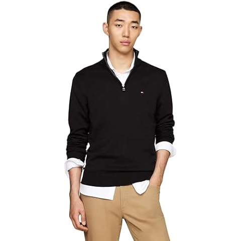 Tommy Hilfiger Men's Essential Half Zip Sweater Cover