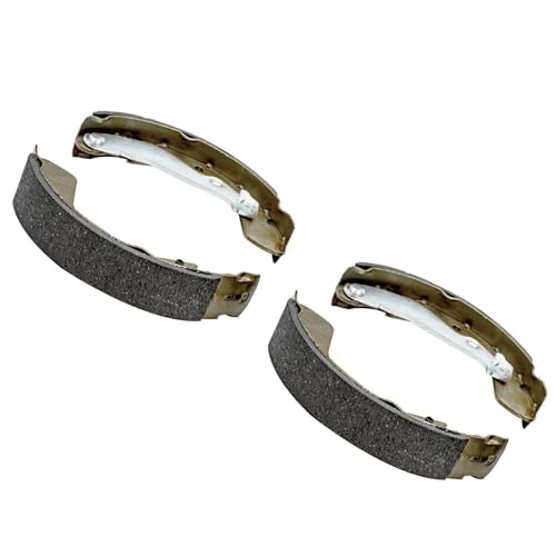 Image of Detroit Axle - Rear Brake Shoes for Chevrolet Aveo Aveo5 Spark Pontiac G3 Wave Wave5 Suzuki Swift+, Semi-metallic Brake Shoes Replacement
