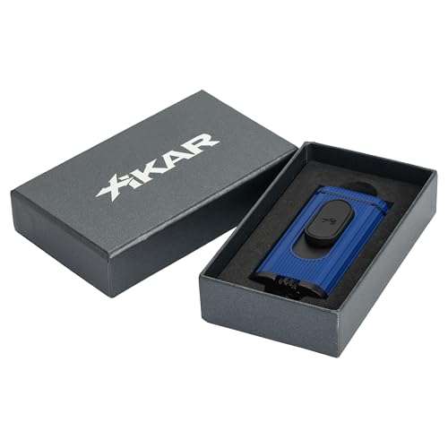 Encendedor Xikar Hedron Azul/Negro miniatura 7