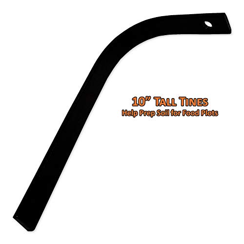 Copper Ridge Outdoors Replacement Tines - 4pk - Use with Landscape Rake, Heavy Duty Spring Steel, 10 in. Tall x 1 in. W, Easy to Install, Rake Woodland Trails, Prep Soil for Food Plots