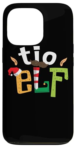 Carcasa para iPhone 13 Pro Tio Elf Christmas Elves Squad Uncle Matching Elf Family
