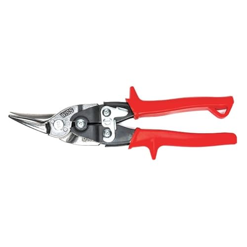 Image of Crescent Wiss 9-3 /4 inch MetalMaster Compound Action Straight and Left Aviation Snips - M1R