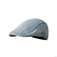 Jiujiutu Schirmmütze Damen Sommer mit uv Schutz Flatcap Herren herrenmütze mütze Vintage Cowboy Vorwärts Hut Flat Cap 54-59cm barett Hut
