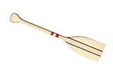  Polport Canoa de madera de pino caoba 30 cm, 300 mm, vela canoa canadiense mini regalo de recuerdo de vela