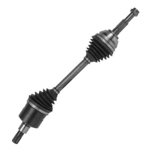 Image of Detroit Axle - Front CV Axles for 2002-2009 Chevy Trailblazer EXT Buick Rainier GMC Envoy XL XUV Olds Bravada Isuzu Ascender Saab 9-7x, 2003 2004 2005 2006 2007 2008 CV Axle Shaft Replacement