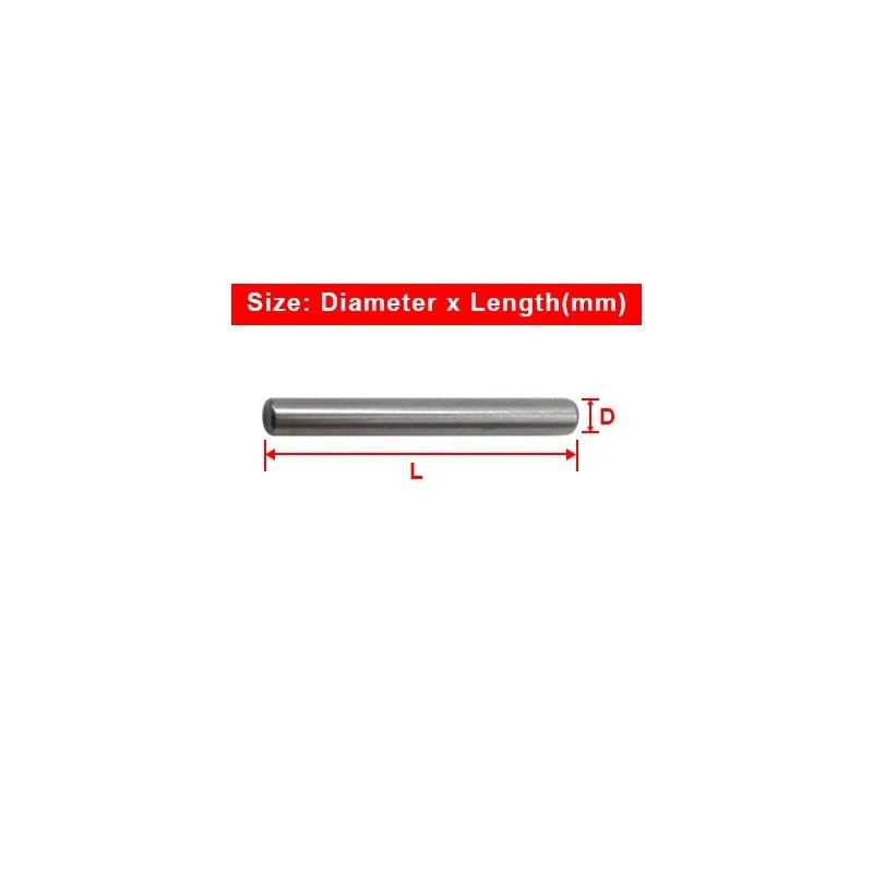 MYruN 50pcs/lot Cylindrical Dowel Pins Steel Pin Dia. 2.8mm/3mm/3.2mm/3.5mm/3.65mm/3.7mm/3.75mm Length 15.8mm MYruN (Size : 3.65mm x 15.8mm)