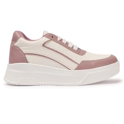 Image of Lightweight Walking Shoes Casual Lace-Up Sneaker for Women /Girls