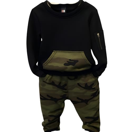 Googo Gaaga Printed SweatShirt with Joggers for Boys - Cotton Clothing Set for Baby Boy | Soft Fabric Full Sleeves Sweat Shirt | Regular Fit Kids Outfit