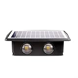 Luci solari affidabili e resistenti alle intemperie del recinto, materiale ABS, design convesso della
