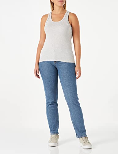 Petit Bateau Women's Iconic Organic Cotton Vest TOP Sleeveless Light Grey Sizes XXS-XL2