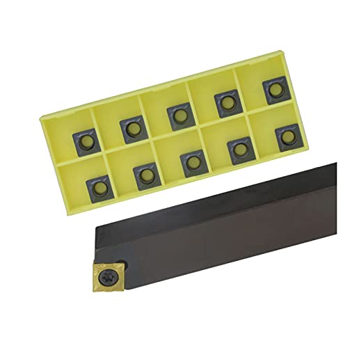 Porta herramienta de torneado con placa carburo SCMT09T304 miniatura 1