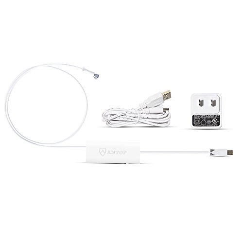 ANTOP Smartpass Amplifier for HDTV Antenna, Compatible with All Passive Antennas,Built-in 4G LTE
