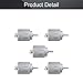 Fielect 5Pcs DC Motor 3V 14000RPM Electric Motor Micro Motor Round Shaft for DIY Airplane RC Boat Toys Model DIY Hobby