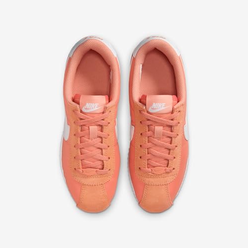 Nike Cortez Textile Big Kids' Shoes (Apricot Agate/White)4