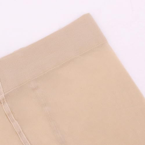Image of Erinaco Women's Flower Pattern Sheer Footed Pantyhose Control Top Tights Stockings with Reinforced Toes