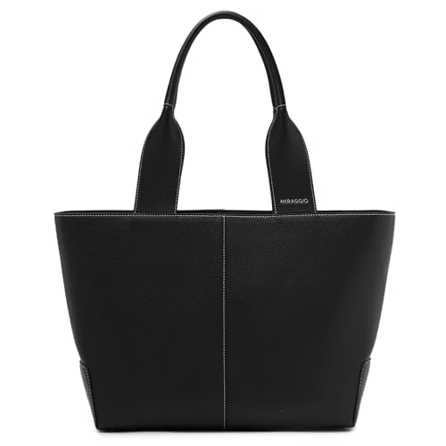 Image of Miraggio Holly 14 Inch Laptop Tote Bag | Office Tote Bag For Women | Big Totes For Work & Travel With Functional Pockets