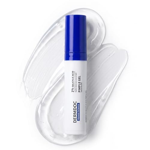 Image of DERMDOC 2% Salicylic Acid w /w Pimple Gel, 5ml | Acne Spot Treatment for Oily & Acne-Prone Skin | Reduces Pimples, Redness & Inflammation | Clears Clogged Pores | Lightweight & Fast Absorbing | Anti-Acne Gel for Breakouts & Active Pimples