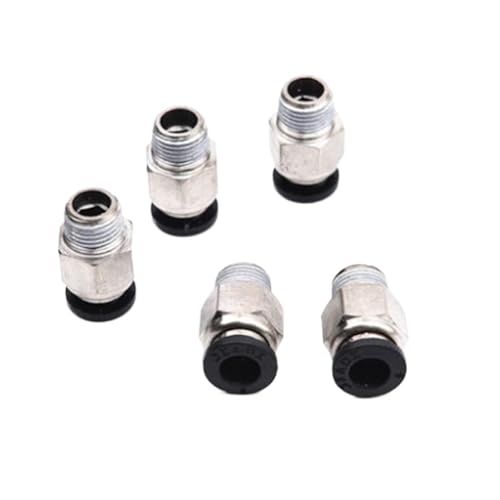 Conector neumático de 10mm con rosca M5 SCRUBY de alta estanqueidad 3