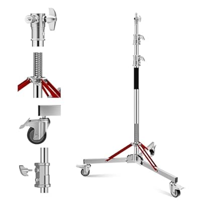Soonpho WS-300 Pro Light Stand 100% Acero Inoxidable Soporte de Luz C Stand con Ruedas y Boom,Metal Heavy C-Stand Heavy Duty MAX. Altura 300 cm (9.84 pies) para Reflectores,Monolights | Ya disponible en tu tienda friki favorita! En mundofriki.es! Soonpho WS-300 Pro Light Stand 100% Acero Inoxidable Soporte de Luz C Stand con Ruedas y Boom,Metal Heavy C-Stand Heavy Duty MAX. Altura 300 cm (9.84 pies) para Reflectores,Monolights | Ya disponible en tu tienda friki favorita! En mundofriki.es!