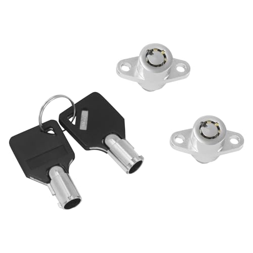 Juego de 2 Cerraduras para Alforjas Duras Moto miniatura 7