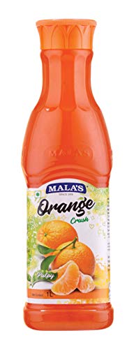 See full amazon price history chart for Malas Mala Orange Crush Fruit Drink - 1 Litre Bottle, 1000 G, No Preservatives Malas Mala Orange Crush Fruit Drink - 1 Litre Bottle, 1000 G, No Preservatives (B08YG5MZY2) Amazon Price History, Amazon Price Tracker