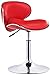 Bar Sedia ascensore Reception Cassa Cassa Registrabile Sgabello Alta Sgabello Fashion Bar Sgabello Seggiolone Sedia Sedia posteriore Sedia posteriore Sgabello da bar rotante (Colore rosso: rosso, Dime