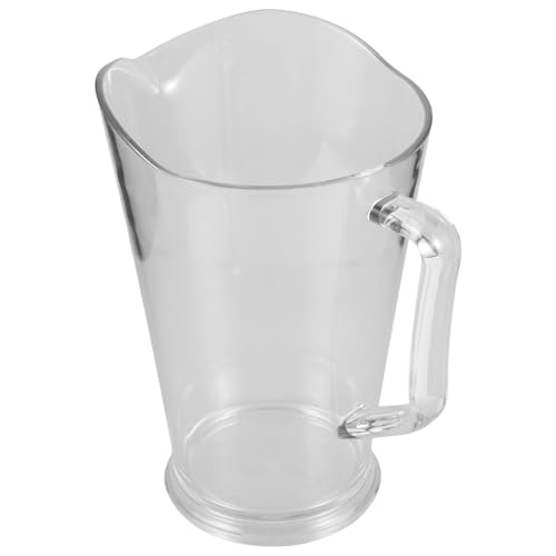 Jarra de cerveza de plástico transparente Alipis con pico vertedor 2