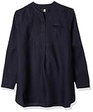  G-STAR RAW Damen Pleated Bib Tunic Hemd, Blau (Mazarine Blue 4213), (Herstellergröße:S)