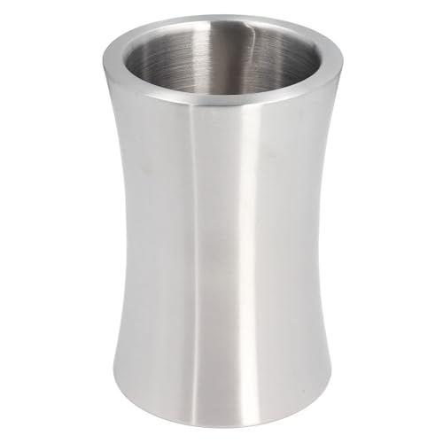 Cubitera de acero inoxidable martillado de 2 litros, cubo térmico elegante para champán