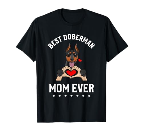 Beste Dobermann Mama aller Zeiten Dobermänner T-Shirt