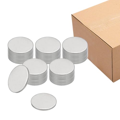 Plaques de métal estampé 22mm durables en acier inoxydable pour gravure laser nette
