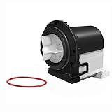4681EA2001T Pompa di scarico per rondelle, motore pompa di scarico compatibile con LG compatibile con la maggior parte dei modelli di lavatrici Kenmore WM3670HWA, WM3488HW, WM3570HWA, WM3270CW