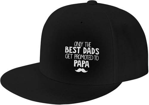 Only The Best Dads Get Promote to Papa Adjustable Outdoor Baseball Hat Flat Hat