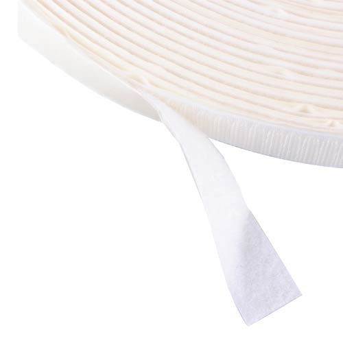 Preisvergleich Produktbild Klettband selbstklebend weiß