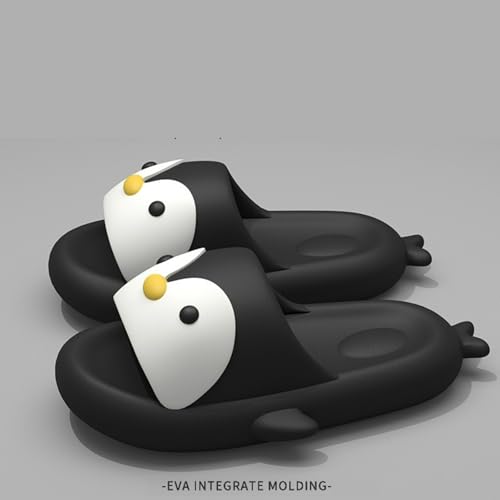 Cute Penguin Slippers for Women Single-strap Flip-flops EVA 1.6" Y2K Platform Slides Height Increase Anti-Slip Thick Sole Indoor Shower Sandals Outdoor Travel Beach Sandals2