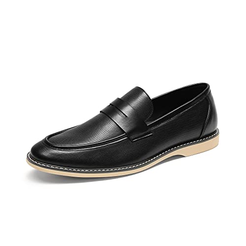 Bruno Marc Men's Penny Loafers Business Formal Dress Shoes, Black, Size 10.5, Sbls2315M #TOP27