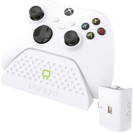 Venom Base de Carga con batería Recargable - Blanca (Xbox Series ...
