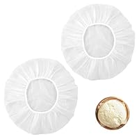 2 Stück Gärfolie Abdeckhauben Für Lebensmittel,Abdeckhaube Für Gärkorb Brot,Gärkorb Rund,Gärfolie Teig Zum Abdecken,Multifunktional Brotbackzubehör Für Den Einsatz In Der Heimischen Küche Brotbacken