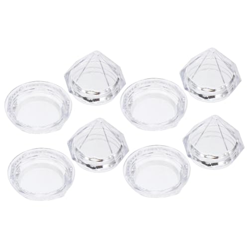 Gogogmee 50 Piezas Unidades Tarros Cosméticos Diseño Cajas Rellenable para Cremas Portátiles Recipientes Maquillaje Viaje Plástico Seguro y Ligero