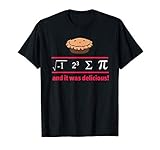 I Ate Some Pie And It Was Delicious Shirt Math Sarcastic Gif T-Shirt