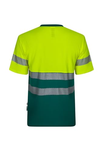 Camiseta alta visibilidad con cinta segmentada flexible de algodon Velilla 4