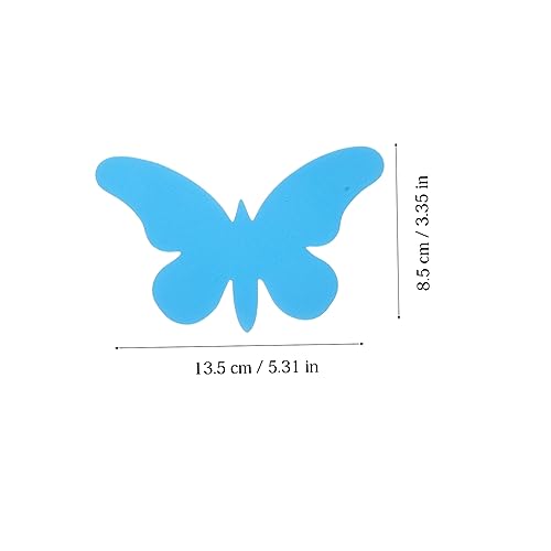 Mariposas de goma EVA para manualidades DIY con reverso adhesivo fuerte para paredes 6