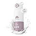 Comfyer BW01 Calienta Biberones Portatil para Viaje, Calentamiento Rápido y Larga Duración de la Batería, 2 Modos para Leche Materna y Agua, 340ml de Capacidad para Viajes Morado y blanco