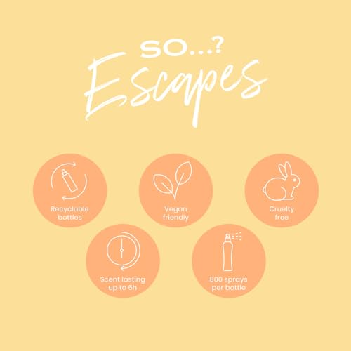 So...? Seychelle Sands Oriental Vanilla Body Mist - Women's Perfume with Peach, Rose Notes - Gifts - 6.9 oz (Pack of 3)