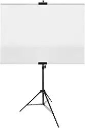 Tela De ProjeçãO De 70 Polegadas Com Tripé. Ideal Para ApresentaçõEs E ExibiçãO De ConteúDo De Trabalho