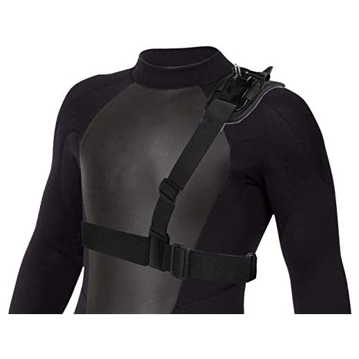 Navitech Verstellbarer Elastischer Schultergurt Harness - Kompatibel Mit Dem ThiEYE T5 Pro Action Camera
