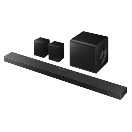 SAMSUNG Soundbar HW-QS750F/ZF Serie QS, 10 Speaker, Wireless, Convertible, Dolby 5.1ch, Audio a 5.1.3 Canali, DTS...